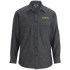 View Image 1 of 3 of Chambray Roll Sleeve Double Pocket Shirt - Men's - 24 hr