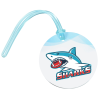 View Image 1 of 1 of Round Luggage Tag - Translucent - Full Color