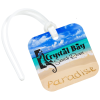 View Image 1 of 3 of Square POLYspectrum Bag Tag - Opaque