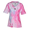 View Image 1 of 3 of Tournament Performance Jersey T-Shirt - Ladies' - Swirl