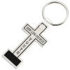 View Image 1 of 1 of Block Cross Soft Keychain - Opaque