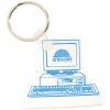 View Image 1 of 1 of Computer Soft Keychain - Opaque
