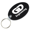 View Image 1 of 1 of Oval Soft Keychain - Opaque