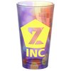 View Image 1 of 2 of Full Color Frosted Pilsner Glass - 16 oz.