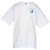 View Image 1 of 2 of Hanes Perfect-T - Youth - White - Embroidered