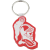 View Image 1 of 1 of Knight Head Soft Keychain - Translucent