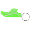 View Image 1 of 1 of Boat Soft Keychain - Translucent