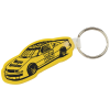 View Image 1 of 1 of Race Car Soft Keychain - Opaque