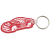 View Image 1 of 1 of Race Car Soft Keychain - Translucent