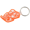 View Image 1 of 1 of Snowmobile Soft Keychain - Translucent