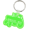 View Image 1 of 1 of Tractor Soft Keychain - Translucent