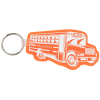 View Image 1 of 1 of School Bus Soft Keychain - Translucent