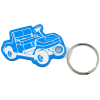 View Image 1 of 1 of Golf Cart Soft Keychain - Translucent
