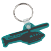 View Image 1 of 1 of Helicopter Soft Keychain - Opaque