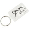 View Image 1 of 1 of Small Rectangle with Round Corners Soft Keychain - Opaque