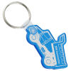 View Image 1 of 1 of Dump Truck Soft Keychain - Translucent