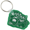 View Image 1 of 1 of Cats & Dogs Soft Keychain - Opaque