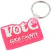 View Image 1 of 1 of Vote Soft Keychain - Translucent