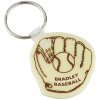 View Image 1 of 1 of Baseball Mitt Soft Keychain - Opaque