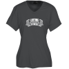 View Image 1 of 3 of BLU-X-DRI Stain Release Performance T-Shirt - Ladies'