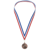 View Image 1 of 3 of 2" Econo Medal with Ribbon - Round