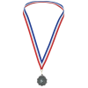 View Image 1 of 3 of 2" Econo Medal with Ribbon - Scallop Edge