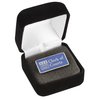 View Image 1 of 3 of Classic Die Cast Lapel Pin - Rectangle - Gift Box