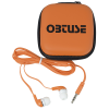 View Image 1 of 4 of Color Top Case with Colorful Ear Buds