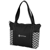 View Image 1 of 1 of Chevron Zippered Business Tote