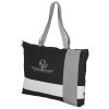 View Image 1 of 2 of Cross Block Zippered Business Tote