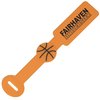 View Image 1 of 5 of Whizzie SpotterTie Luggage Tag - Basketball - Small
