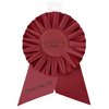 View Image 1 of 2 of Pleated Rosette - 6" x 4" - Double Streamer - Pin