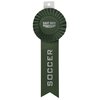 View Image 1 of 2 of Pleated Rosette - 8" x 3" - Single Streamer - Pin