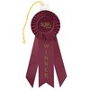 View Image 1 of 2 of Pleated Rosette - 8" x 3" - Triple Streamer - String