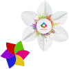 View Image 1 of 4 of Foldable Gift Card Holder - Pinwheel