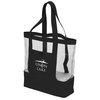View Image 1 of 3 of Clear Cabana Tote with Insulated Bottom