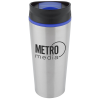 View Image 1 of 2 of Hint of Color Travel Tumbler - 15 oz. - 24 hr