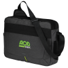 View Image 1 of 4 of Zoom Power Stretch Laptop Messenger Bag - Embroidered