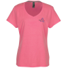 View Image 1 of 3 of Hanes X-Temp Performance T-Shirt - Ladies' - Heathered - Embroidered