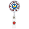 View Image 1 of 4 of Bling Ring Retractable Badge Holder - 40"