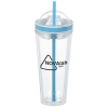 View Image 1 of 5 of Double Wall Juicer Cup with Straw - 20 oz.
