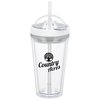 View Image 1 of 5 of Dual Function Tumbler with Juicer and Straw - 16 oz.