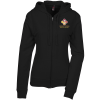 View Image 1 of 2 of Lightweight Jersey Full-Zip Hoodie - Ladies' - Embroidered