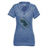 View Image 1 of 2 of Northshore Burnout Jersey V-Neck T-Shirt-Ladies'-Full Color