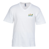 View Image 1 of 2 of Perfect Weight V-Neck Tee - Men's - White