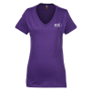 View Image 1 of 3 of Perfect Weight V-Neck Tee - Ladies' - Colors