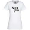 View Image 1 of 2 of Perfect Blend Crew Tee - Ladies' - White