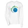 View Image 1 of 1 of Hanes Beefy-T LS - Full Color - White