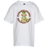 View Image 1 of 2 of Hanes Beefy-T - Youth - Full Color - White