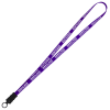 View Image 1 of 2 of Smooth Nylon Lanyard - 1/2" - 34" - Snap Buckle Release - 24 hr